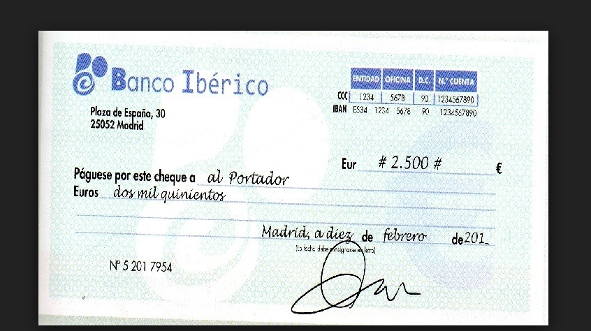 CHEQUE (FOTO)